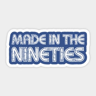 90s Nostalgia: 'Made in the Nineties' Grunge Text Sticker